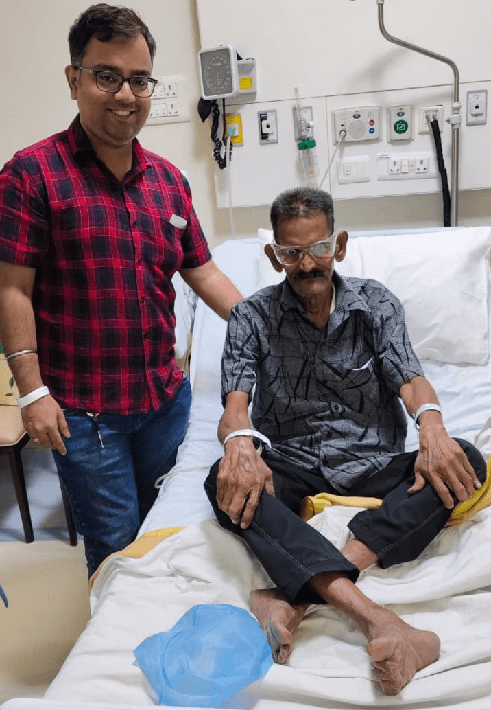 Free Cataract Surgery for Roadside Resident Ashok Pawar