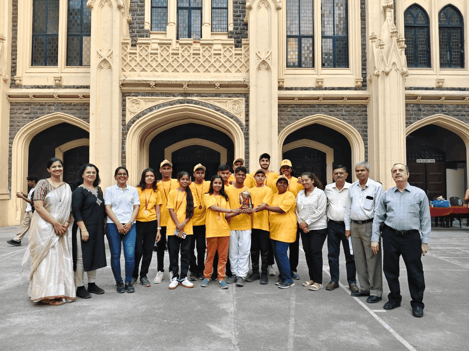 Intercollege Cricket Tournament at St. Xavier's College, Mumbai.